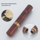Portable Retro Wooden Toothpick Holder Toothpick Dispenser Bucket High Quality
