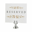 2 x Mini Stainless Steel Place Card & Table Number Holders Wedding Supplies New