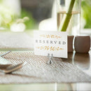 2 x Mini Stainless Steel Place Card & Table Number Holders Wedding Supplies New