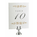 2 x Mini Stainless Steel Place Card & Table Number Holders Wedding Supplies New