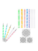 Mandala Dotting Tools for Rock Painting Kit Dot Art Rock Pen Paint Stencil