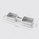 Bathroom Faucet Hanging Holder Kitchen Sink Cloth Rack Sponge Soap Drain Shelf