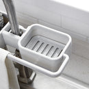 Bathroom Faucet Hanging Holder Kitchen Sink Cloth Rack Sponge Soap Drain Shelf