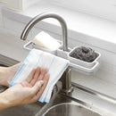 Bathroom Faucet Hanging Holder Kitchen Sink Cloth Rack Sponge Soap Drain Shelf
