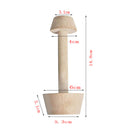 1 x Wooden Egg Tart Cupcake Cake Cookie Flower Molding Mould Baking Pan Tools