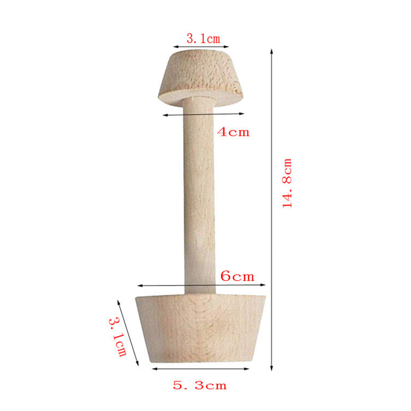 1 x Wooden Egg Tart Cupcake Cake Cookie Flower Molding Mould Baking Pan Tools