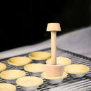 1 x Wooden Egg Tart Cupcake Cake Cookie Flower Molding Mould Baking Pan Tools