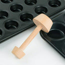 1 x Wooden Egg Tart Cupcake Cake Cookie Flower Molding Mould Baking Pan Tools