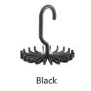 1x Tie Rack Storage Closet Organizer  Hanger Space Saver 20 Ties Man Neck Hot