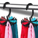 1x Tie Rack Storage Closet Organizer  Hanger Space Saver 20 Ties Man Neck Hot