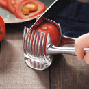 Stainless Steel Potato Slicer Tomato Cutter Shredders Lemon Cut Holder Slicer