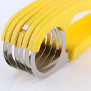 Kitchen Tools Banana Slicer ABS + Stainless Steel Fruit Salad Peeler Cutter