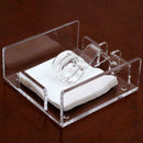 Square Clear Acrylic Cocktail Napkin Holder Paper Serviette Home Decor New Hot