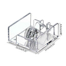 Square Clear Acrylic Cocktail Napkin Holder Paper Serviette Home Decor New Hot