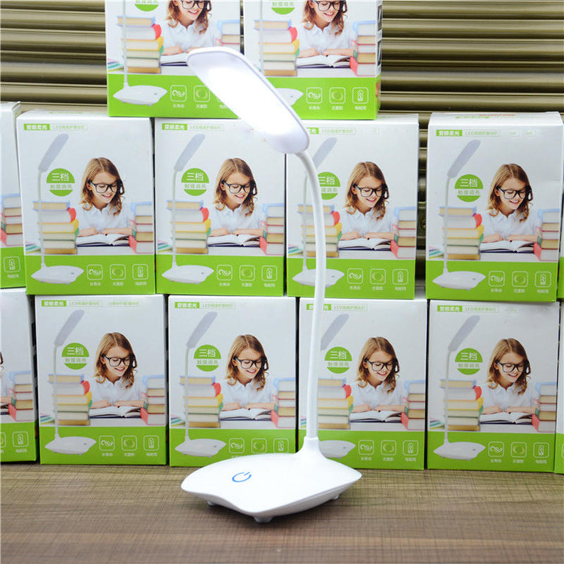1* USB Lamp LED Reading Light Touch Sersor Dimming Light Home Desk Office Best