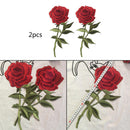 2 x Embroidery Rose Flower Sew-on Patch Badge Bag Hat Jeans Dress Applique Craft
