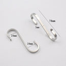 Stainless Steel S Hooks Kitchen Meat Pan Utensil Clothes Hanger Hanging