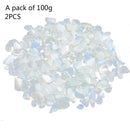 2x 100g Bulk Tumbled Stone Opal Quartz Crystal Healing Reiki Mineral Decoration