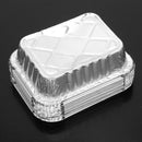 50 Pieces Disposable BBQ Drip Pan Tray Aluminum Foil Tin Liners Baking Trays