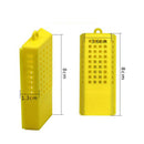 10pcs Yellow Mail Queen Bee Cage Beekeeping Tools Replacement 8 * 3.6 * 1.3cm