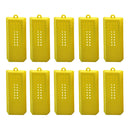 10pcs Yellow Mail Queen Bee Cage Beekeeping Tools Replacement 8 * 3.6 * 1.3cm