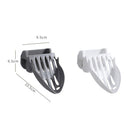 2* Plastic Suction Cup Soap Toothbrush Holder Bathroom Shower Home Decor