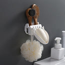 2 pcs Plastic Suction Cup Soap Toothbrush Holder Bathroom Shower Accessory