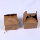 10x Handmade Kraft Paper DIY Jewelry Candy Box Gift Packaging Boxes For Wedding