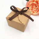 10* Mini Kraft Paper Packaging Box Wedding Gift Favor Party Candy Cake Box New