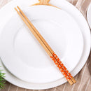 10 pairs/lot Wooden Chopsticks Engraved Bamboo Chinese Retro Nation Style