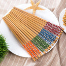 10 pairs/lot Wooden Chopsticks Engraved Bamboo Chinese Retro Nation Style