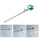 Metal Single Adjustment Extension Flask Clip Clamp For Chemistry Lab Stand
