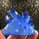 1 pcs Natural Blue Crystal Quartz Citrine Cluster Mineral Specimen Healing Reiki