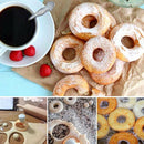 Plastic DIY Donut Mold Desserts Bread Cutter Maker Baking Mould For Home Kitchen