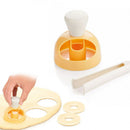 Plastic DIY Donut Mold Desserts Bread Cutter Maker Baking Mould For Home Kitchen