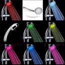 1PC Romantic 7 Color Change LED Light Shower Head Indoor Bathroom Practical