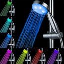 1PC Romantic 7 Color Change LED Light Shower Head Indoor Bathroom Practical