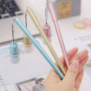 4pcs Creative Neutral Pen Light Bulb Dust Plug Gel Pen Official School Supplies