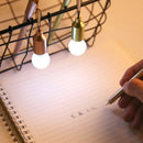 4pcs Creative Neutral Pen Light Bulb Dust Plug Gel Pen Official School Supplies