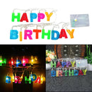 1 PC Happy Birthday Letters LED Strings Powered Fairy Decor Best Durable