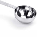 2x Stainless Steel Coffee Measuring Spoon With Sealing Clip Kitchen Scoop Gadget