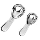2x 15ml 30ml Stainless Steel Measuring Spoon Tea Coffee Measure Kitchen Tools