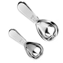 2x 15ml 30ml Stainless Steel Measuring Spoon Tea Coffee Measure Kitchen Tools