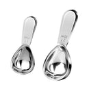 2x 15ml 30ml Stainless Steel Measuring Spoon Tea Coffee Measure Kitchen Tools