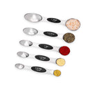 5 pcs Magnetic Measuring Spoons Set Stainless Steel Dual Sided Teaspoon Best