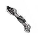 5 pcs Magnetic Measuring Spoons Set Stainless Steel Dual Sided Teaspoon Best
