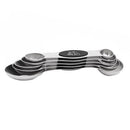5 pcs Magnetic Measuring Spoons Set Stainless Steel Dual Sided Teaspoon Best