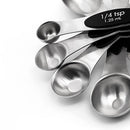5 pcs Magnetic Measuring Spoons Set Stainless Steel Dual Sided Teaspoon Best