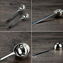 2x Coffee Scoop Thicken Stainless Steel Tablespoon Measuring Spoon 15ML