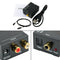 1 Set Digital to Analog Coaxial Audio Converter Adapter w/ Fiber Cable RCA Out